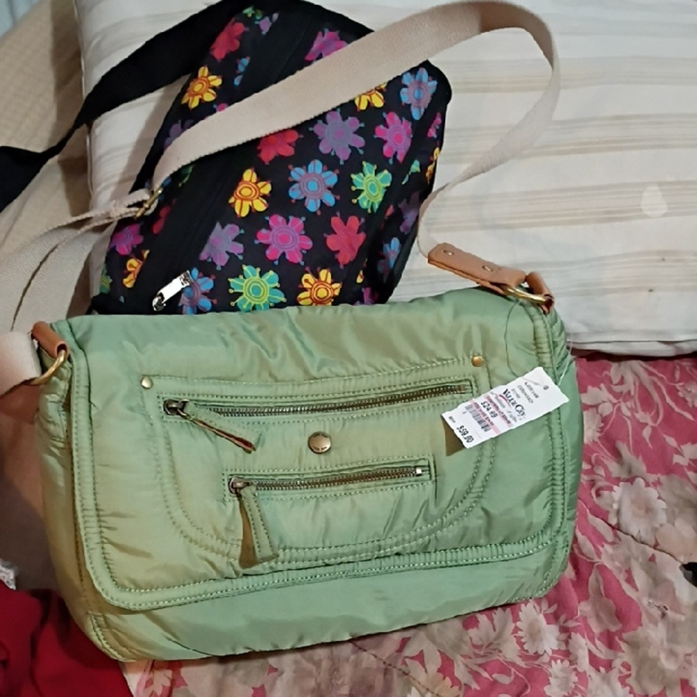 Nine West Green Crossbody Bag